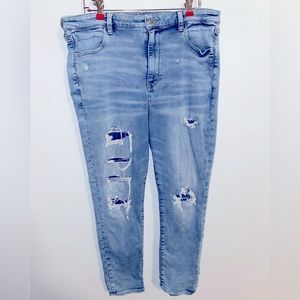 AM NEXT LEVEL STRETCH SUPER HI RISE JEGGING SZ18